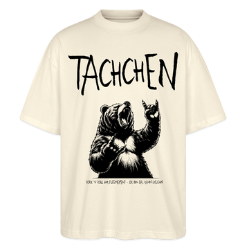 TACHCHEN BERLINER - Unisex Oversize Bio-T-Shirt - Weißgrau
