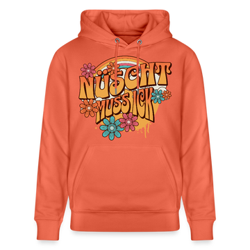 BERLINER RETRO-NÜSCHT MUSS ICK-Unisex Bio-Hoodie - Hellrot