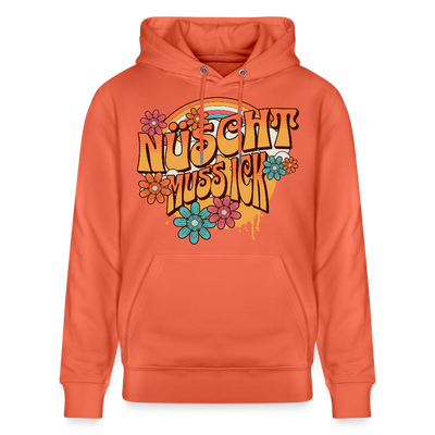 BERLINER RETRO-NÜSCHT MUSS ICK-Unisex Bio-Hoodie - Hellrot