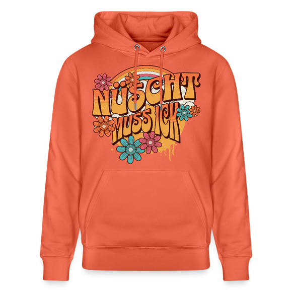 BERLINER RETRO-NÜSCHT MUSS ICK-Unisex Bio-Hoodie - Hellrot