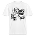 Berlin Souvenir mit Berliner Schnauze-MACH HINNE- RELAXED FIT Unisex Organic T-Shirt - Weiß