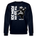 ICK MACH WAT ICK WILL-Unisex Bio-Sweatshirt - Navy