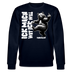 ICK MACH WAT ICK WILL-Unisex Bio-Sweatshirt - Navy