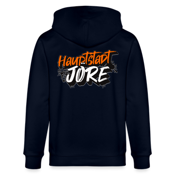 HAUPTSTADTJÖRE-Unisex Bio-Kapuzenjacke - Navy