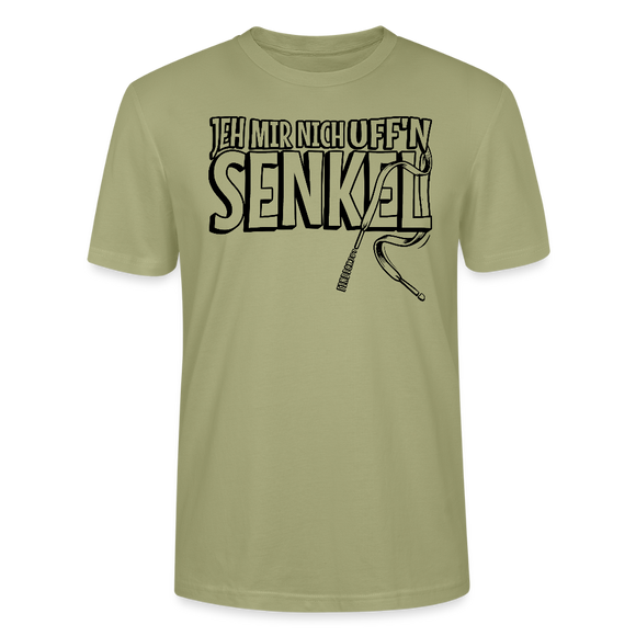 JEH MIR NICH UFFN SENKEL-Unisex T-Shirt BIO - Nebelgrün