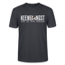 KEENE ANGST ICK TU SIE NÜSCHT -  Unisex T-Shirt BIO - Dunkles Graublau