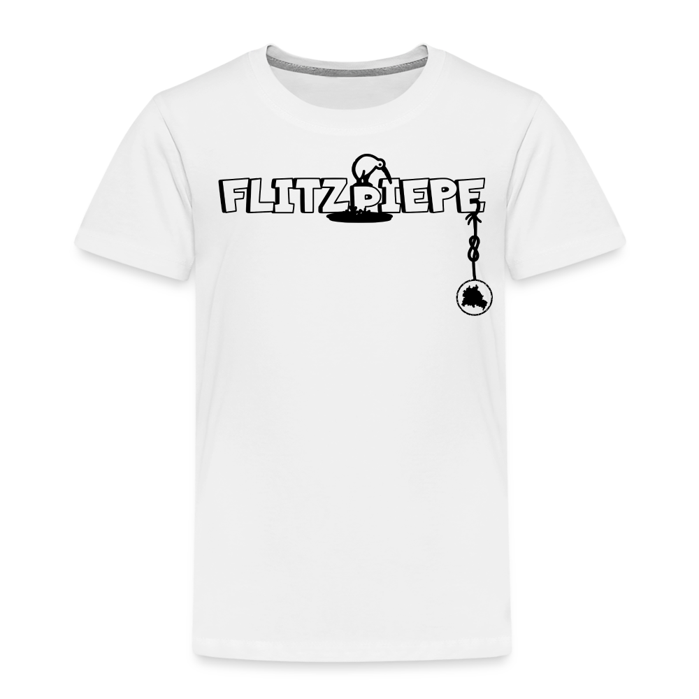 EINE FLITZPIEPE - Kinder Premium T-Shirt - Weiß