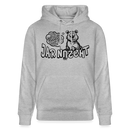 DU SCHNALLST JAR NÜSCHT-Unisex Bio-Hoodie - Grau meliert