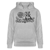 DU SCHNALLST JAR NÜSCHT-Unisex Bio-Hoodie - Grau meliert