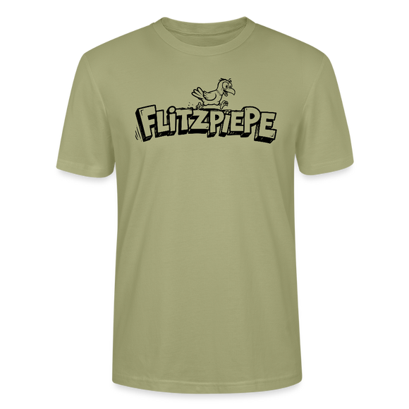 Berlin Shirt-FLITZPIEPE-Unisex T-Shirt für leicht verpeilte Vögel - Nebelgrün