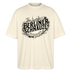 BERLINER SCHNAUZE-Oversized Unisex Bio T-Shirt - Weißgrau