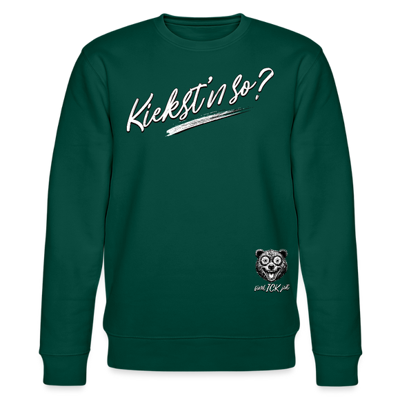 KIEKST'N SO?-Unisex Bio-Sweatshirt - Forest