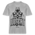 Berlin Shirt mit Schnauze-NÜSCHT-Relaxed Fit Unisex Bio-T-Shirt - Grau meliert