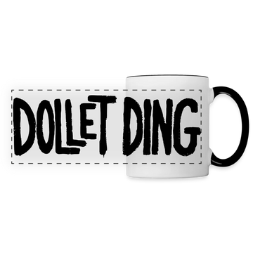 DOLLET DING-Panoramatasse - Weiß/Schwarz