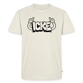 Berliner Spruch-ICKE-Männer Premium T-Shirt - Naturweiß