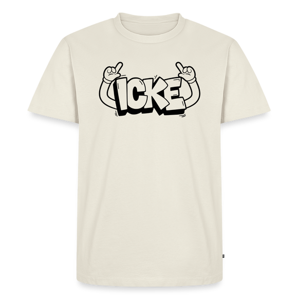 Berliner Spruch-ICKE-Männer Premium T-Shirt - Naturweiß