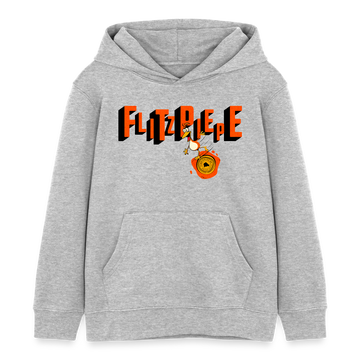 FLITZPIEPE - Kinder Bio-Hoodie - Grau meliert