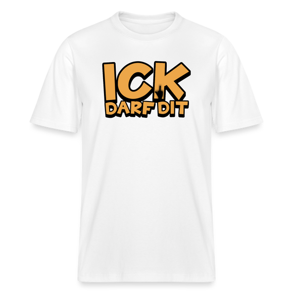 ICK DARF DIT -  Relaxed Fit Bio-T-Shirt - Weiß