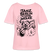 JANZ BERLIN IS EENE WOLKE-Rundhals Frauen Bio-T-Shirt - Hellrosa