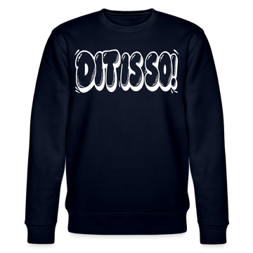Berlin Sweater-DIT IS SO!-Unisex Bio-Sweatshirt - Navy