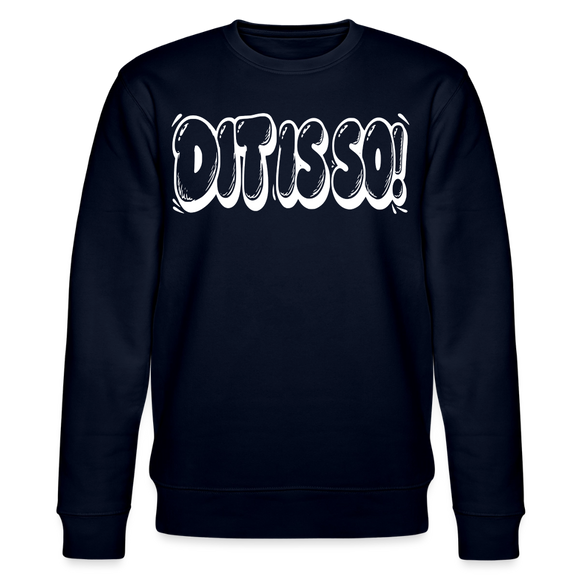 Berlin Sweater-DIT IS SO!-Unisex Bio-Sweatshirt - Navy
