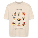 MESCHUGGE?- Unisex Oversize Bio-T-Shirt - Naturweiß