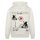 BERLINER KNORKE-Unisex Bio-Hoodie - Beige meliert