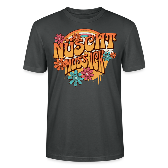 BERLINER RETRO-NÜSCHT MUSS ICK-Unisex T-Shirt BIO - Anthrazit
