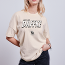AUS DAFFKE-Unisex Oversize Bio-T-Shirt - Naturweiß