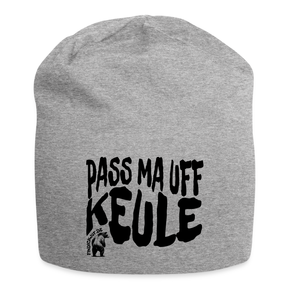 PASS MA UFF KEULE - Jersey-Beanie - Grau meliert