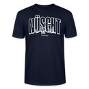 Berlin Shirt mit Schnauze-NÜSCHT MUSS ICK-Unisex T-Shirt Bio - Navy
