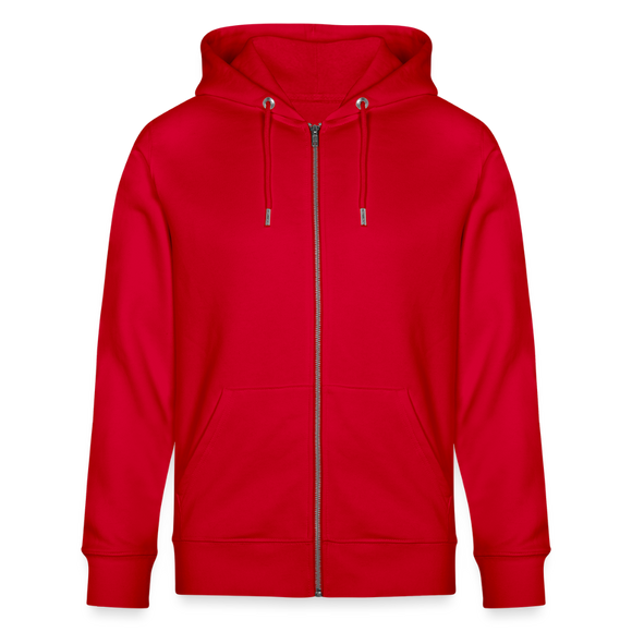 MAUSI UND MOTTE-Unisex Bio-Kapuzenjacke - Rot