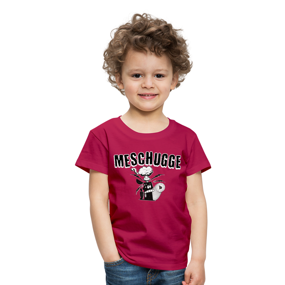 MESCHUGGE - Kinder Premium T-Shirt - dunkles Pink