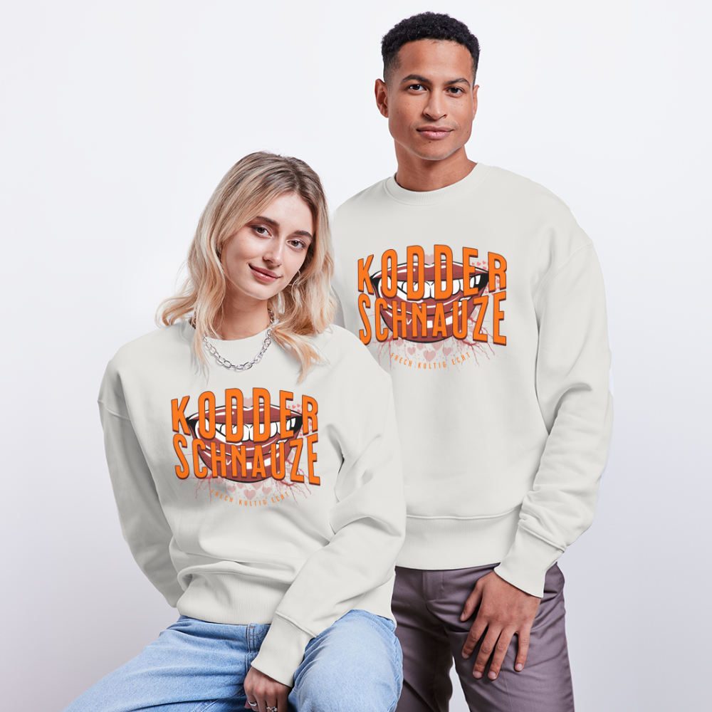 KODDERSCHNAUZE - Unisex Oversize Bio Pullover - OFF WHITE