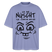 NÜSCHT FÜR SCHWACHE NERVEN-Oversized Unisex Bio T-Shirt mit Berliner Schnauze - Violett