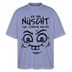 NÜSCHT FÜR SCHWACHE NERVEN-Oversized Unisex Bio T-Shirt mit Berliner Schnauze - Violett