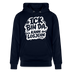 Berliner Spruch-Unisex Bio-Hoodie-BIN DA, KANN LOSJEHN - Navy