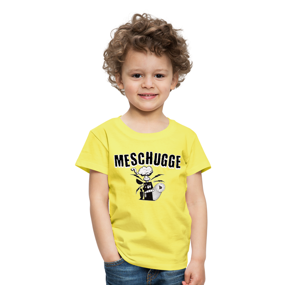 MESCHUGGE - Kinder Premium T-Shirt - Gelb