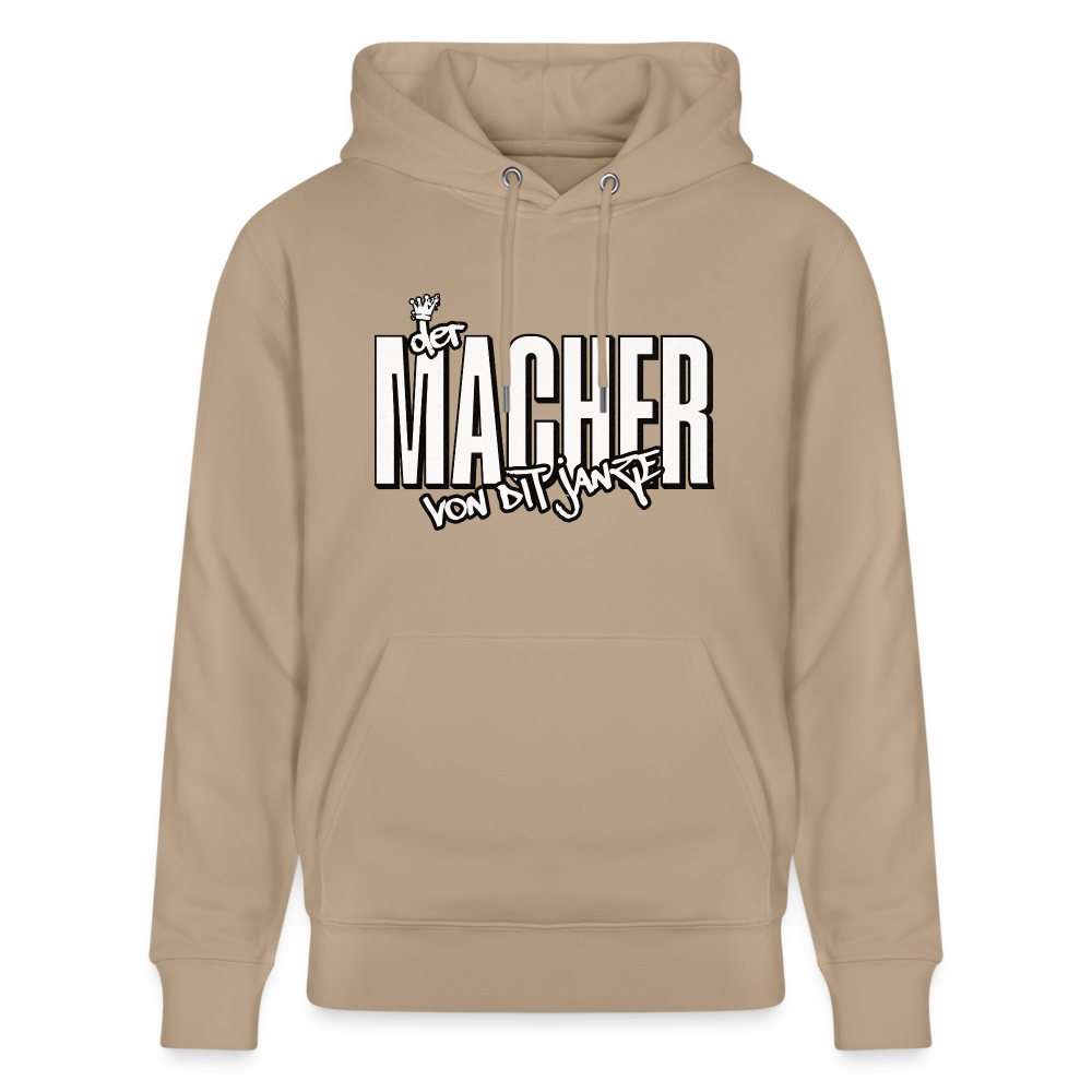 DER MACHER VON DIT JANZE - Unisex Bio-Hoodie - Beige