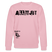 ALLET JUT-Unisex Bio-Sweatshirt - Hellrosa