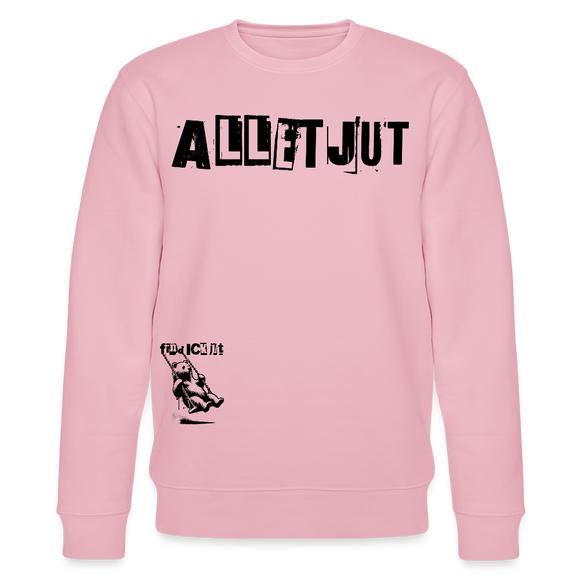 ALLET JUT-Unisex Bio-Sweatshirt - Hellrosa