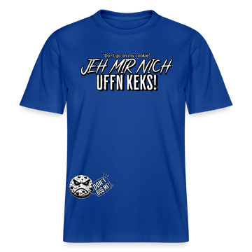 JEH MIR NICH UFF N KEKS-Relaxed Fit Unisex Bio-T-Shirt Sparker - Dunkelblau