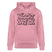 Berliner Spruch-NÜSCHT DARF ICK-Unisex Bio-Hoodie - Lila Traum