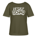 Ostalgie-Rundhals Frauen Bio-T-Shirt-URST SCHAU - Khaki