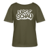Ostalgie-Rundhals Frauen Bio-T-Shirt-URST SCHAU - Khaki