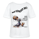 WAT KIEKSTN SO?-Rundhals Frauen Bio-T-Shirt - Weiß