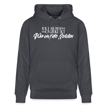 Wir sind die Geilsten-Unisex Bio-Hoodie II - Indigoblau