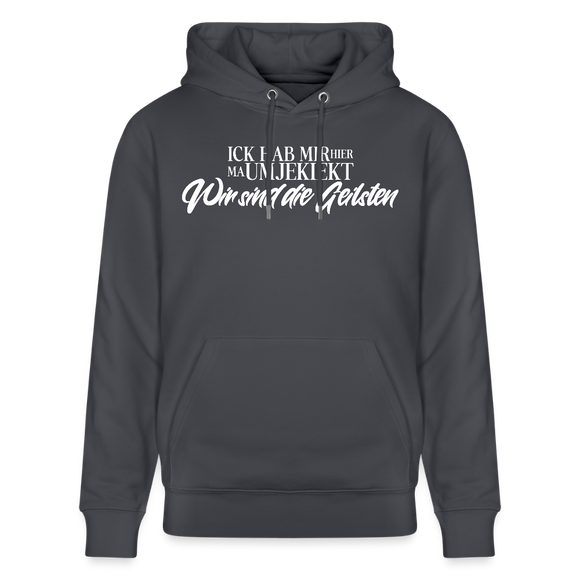 Wir sind die Geilsten-Unisex Bio-Hoodie II - Indigoblau
