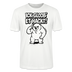 Berlin Shirt-ICK GLOOB ET HACKT-Unisex T-Shirt mit Berliner Bär - Weiß
