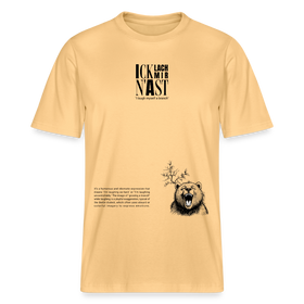 ICK LACH MIR N AST-Relaxed Fit Unisex Bio-T-Shirt - Hellgelb